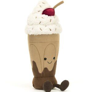 Jellycat Amuseables Chocolate Milkshake Plush - NWT Retired Rare HTF